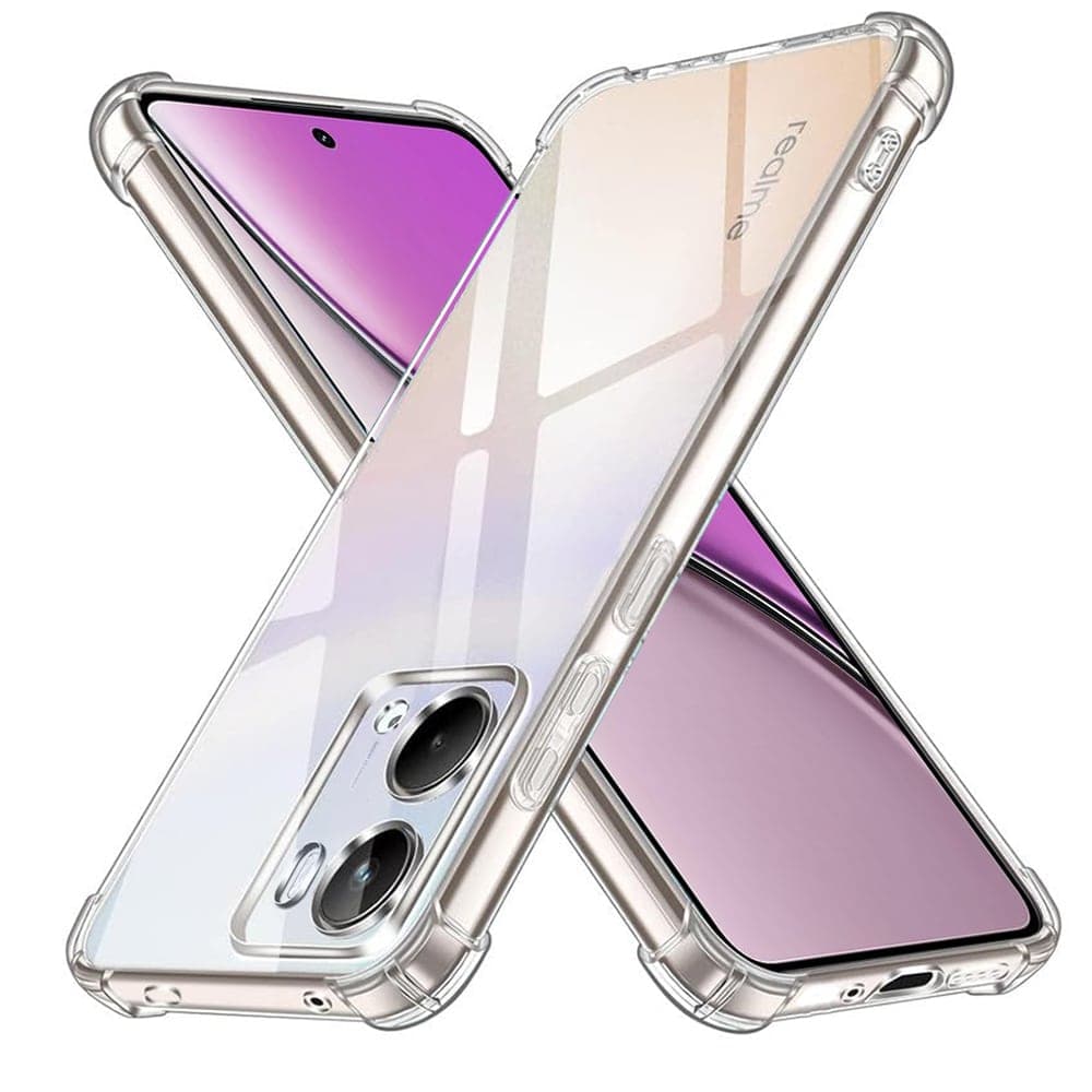 Techsuit Shockproof Clear Silicone - θήκη για Realme P3 - Διάφανο