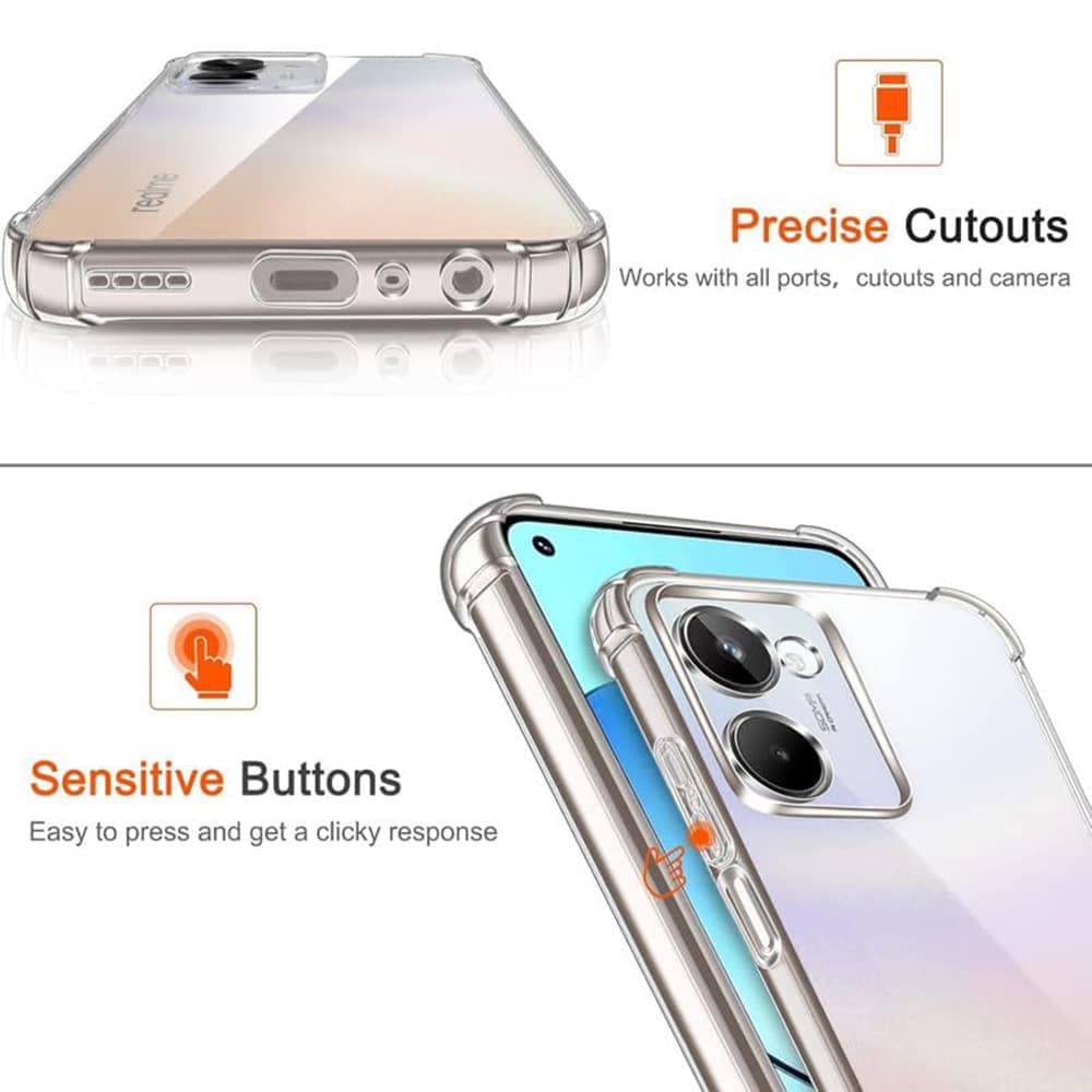 Techsuit Shockproof Clear Silicone - θήκη για Oneplus Nord CE5 - Διάφανο 4