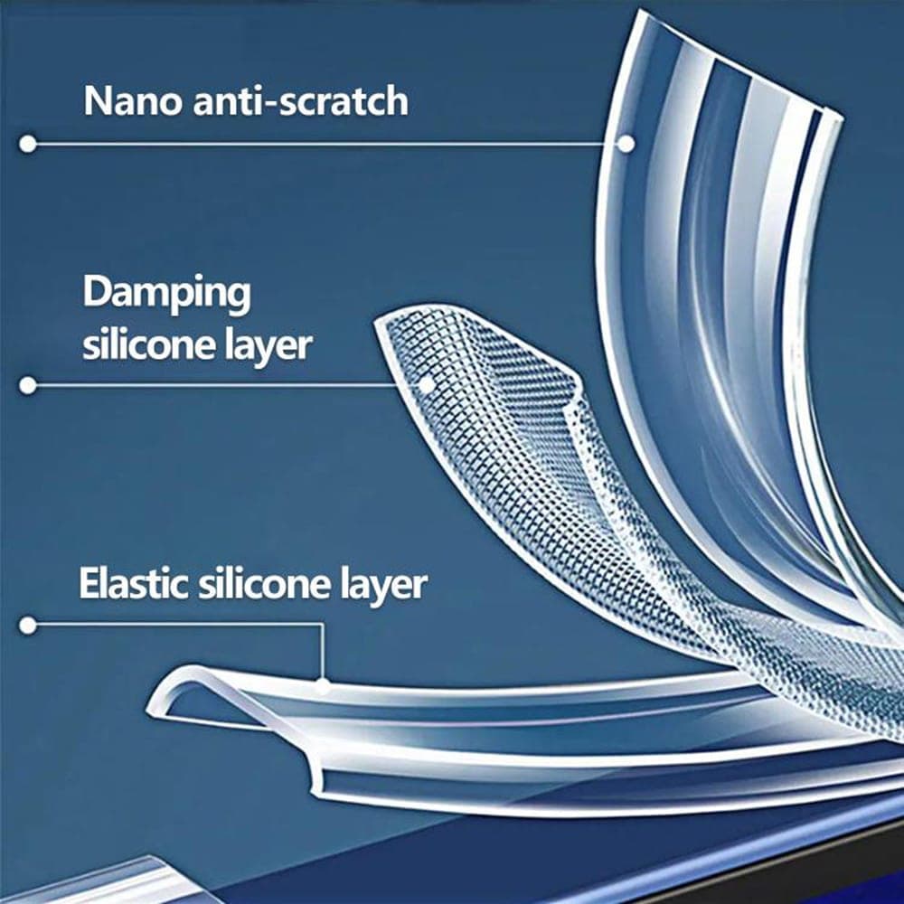 Techsuit Shockproof Clear Silicone - θήκη για Oppo Reno14 F - Διάφανο 2