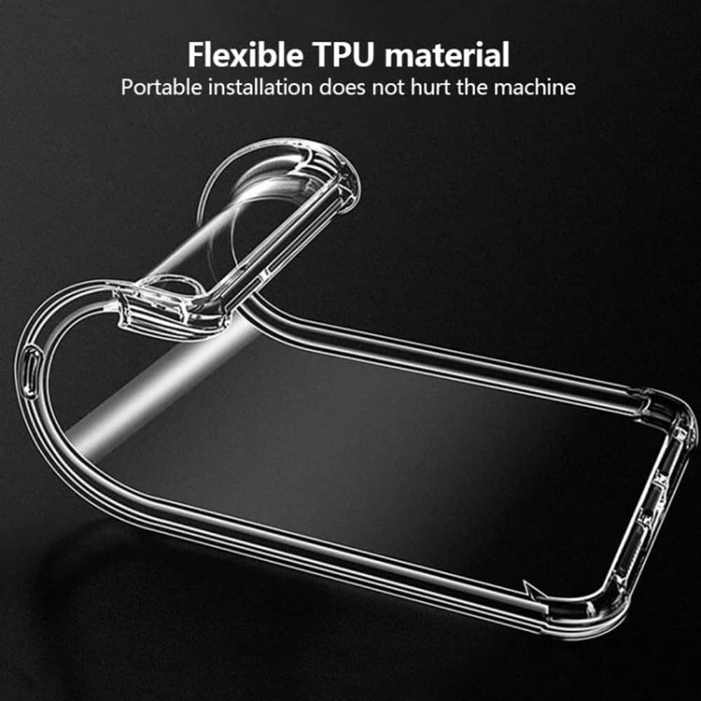 Techsuit Shockproof Clear Silicone - θήκη για Oppo Reno14 F - Διάφανο 3