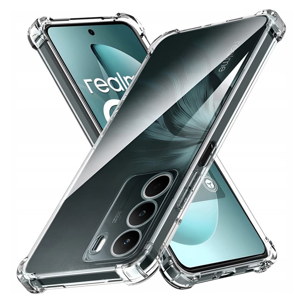 Techsuit Shockproof Clear Silicone - θήκη για Realme C71 - Διάφανο