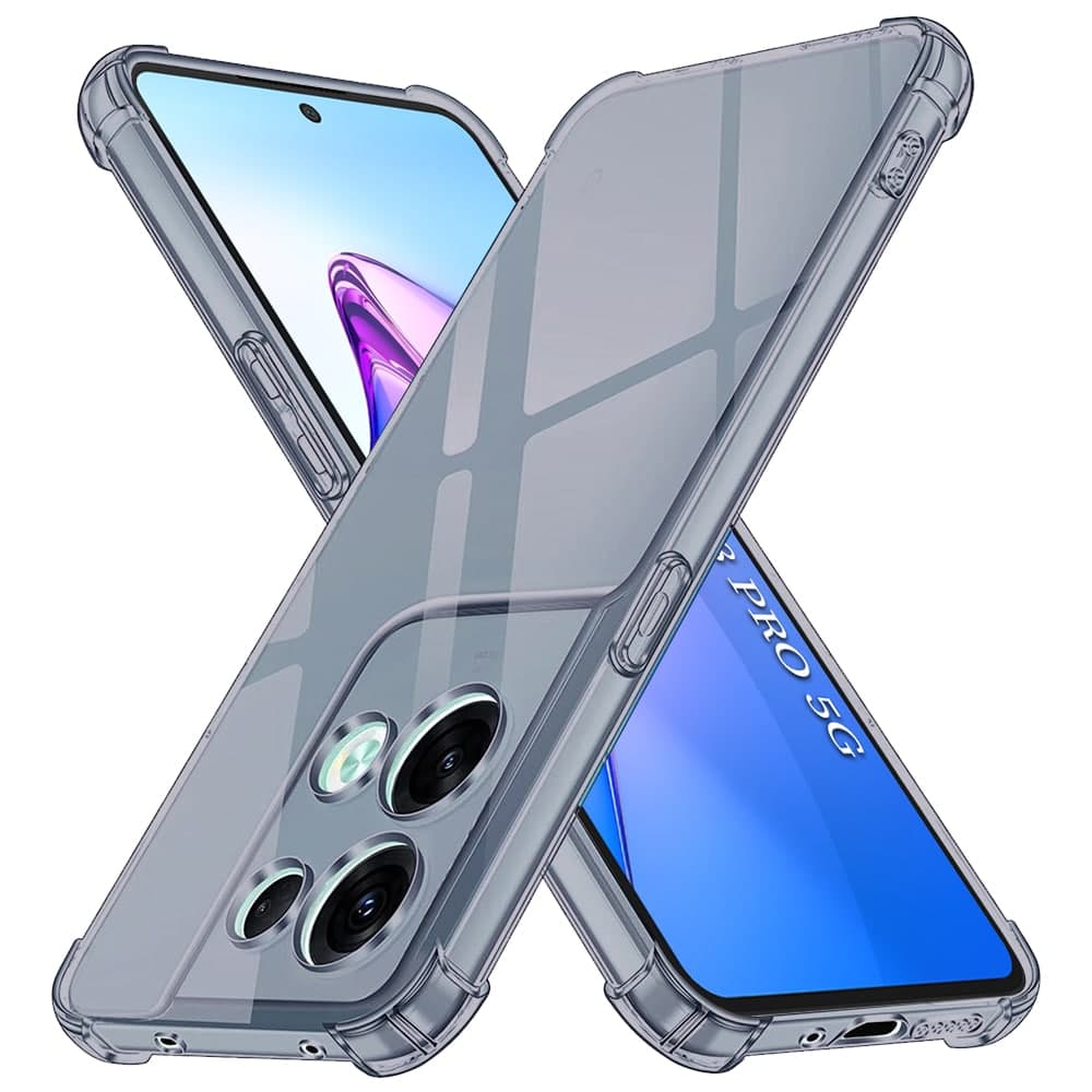 Techsuit Shockproof Clear Silicone - θήκη για Oppo Reno8 Pro - Διάφανο