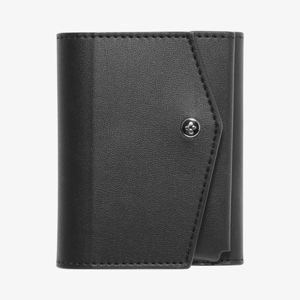 Spigen - Magsafe Wallet Valentinus Pro - 3 Cards Storage, Universal, Magnetic Grip, Slim Design, Secure Fit - Black 3