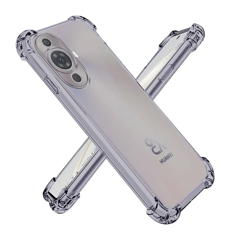 Techsuit Shockproof Clear Silicone - θήκη για Huawei nova 11 - Μαύρο