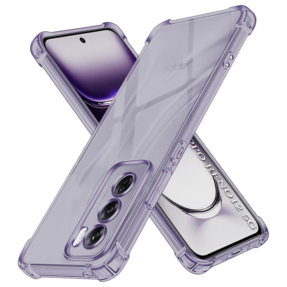 Techsuit Shockproof Clear Silicone - θήκη για Oppo Reno12 - Διάφανο