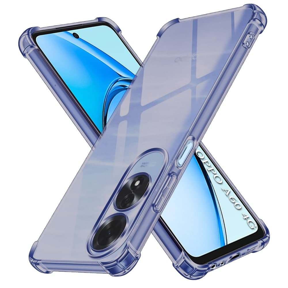 Techsuit Shockproof Clear Silicone - θήκη για Oppo A60 - Μαύρο
