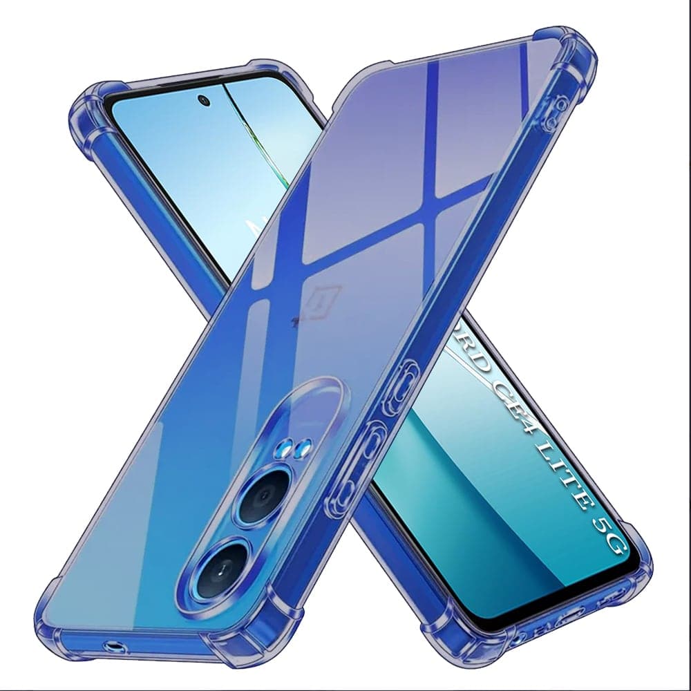 Techsuit Shockproof Clear Silicone - θήκη για Oneplus Nord CE4 Lite - Μαύρο