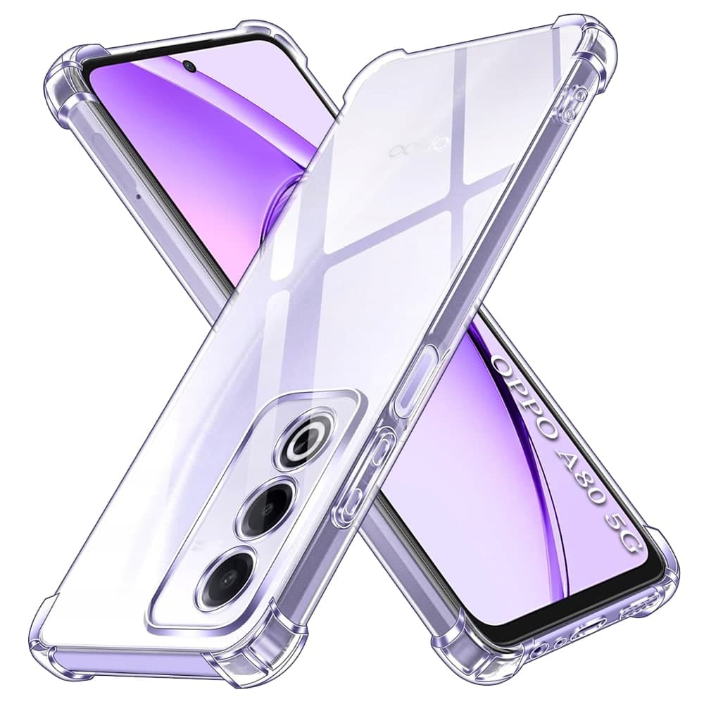 Techsuit Shockproof Clear Silicone - θήκη για Oppo A80 - Διάφανο