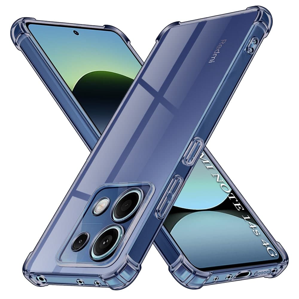 Techsuit Shockproof Clear Silicone - θήκη για Xiaomi Redmi Note 14S - Διάφανο
