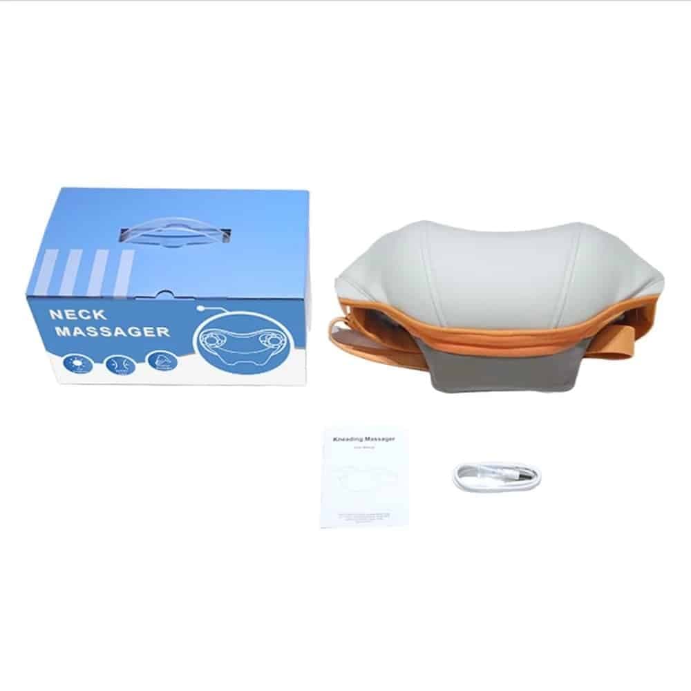 Yesido - Neck Massager (mg16) - 3 Massage Modes, Integrated Heat Therapy, Shiatsu Kneading Technology, 2000mah - Beige 12