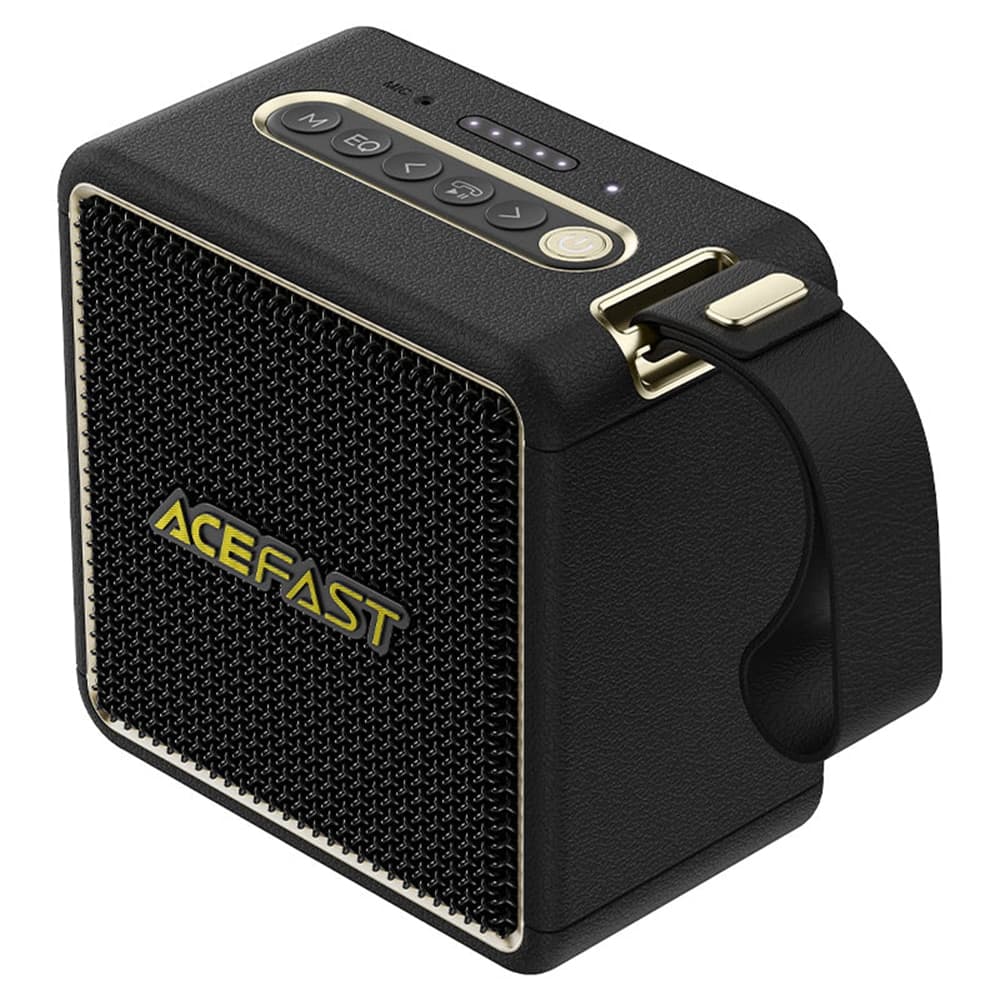 Acefast - Wireless Speaker Nano (k3) - Bluetooth 5.4, Rgb Lights, Handsfree Calls, Usb, Tf, Aux, Ipx6, Usb-C, 2600mah - Black 5
