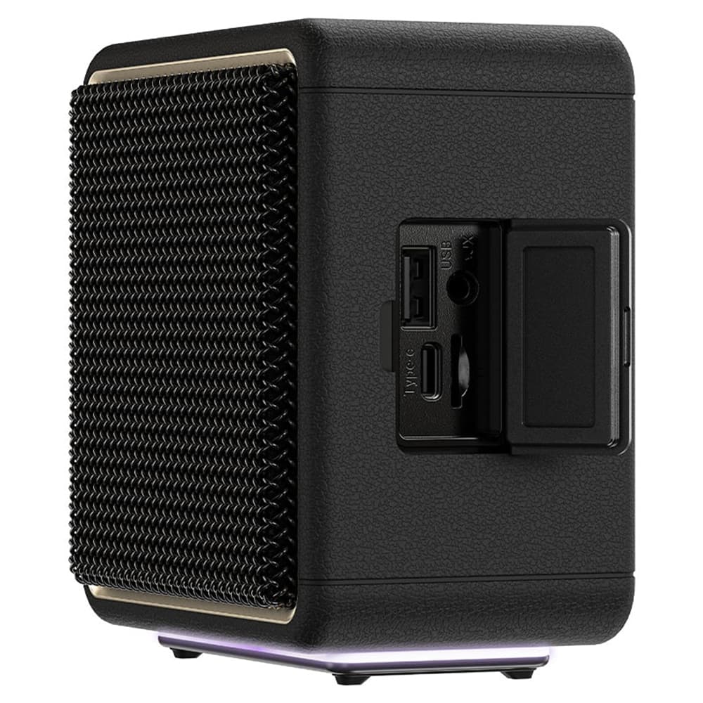 Acefast - Wireless Speaker Nano (k3) - Bluetooth 5.4, Rgb Lights, Handsfree Calls, Usb, Tf, Aux, Ipx6, Usb-C, 2600mah - Black 4