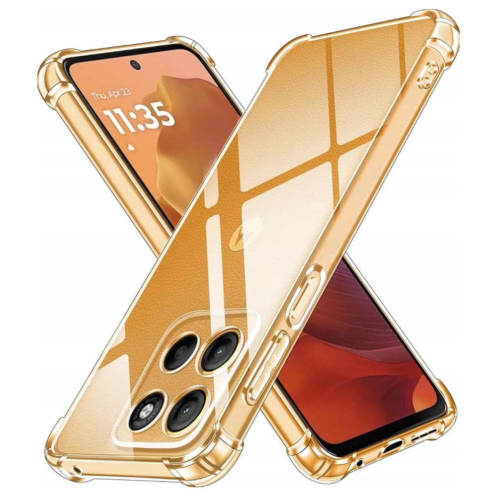 Techsuit Shockproof Clear Silicone - θήκη για Motorola Moto G15 - Διάφανο