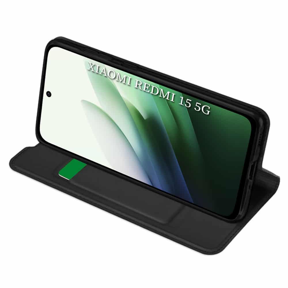 Techsuit Magskin Book - θήκη για Xiaomi Redmi 15 / 15C - Μαύρο 2