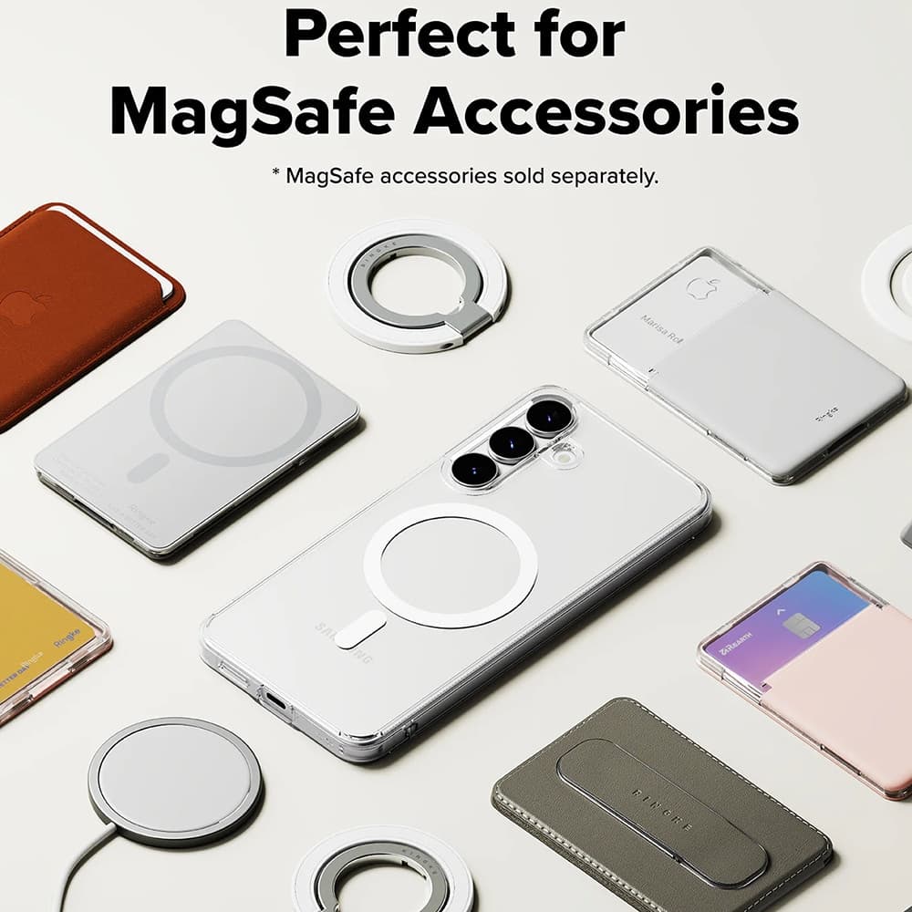 Ringke Fusion MagSafe - θήκη για Samsung Galaxy S25 FE - Διάφανο 4
