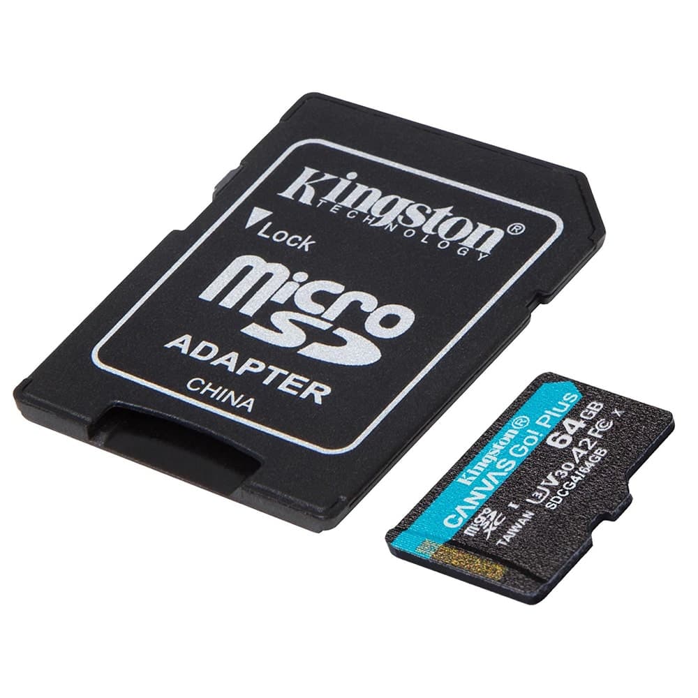 64GB microSDXC CANVAS GO PLUS G4 + ADP 2