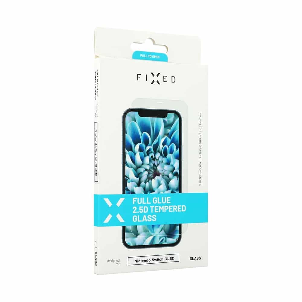 Fixed - 2.5d Tempered Glass (fixg-805) - For Nintendo Switch Oled - Transparent 4