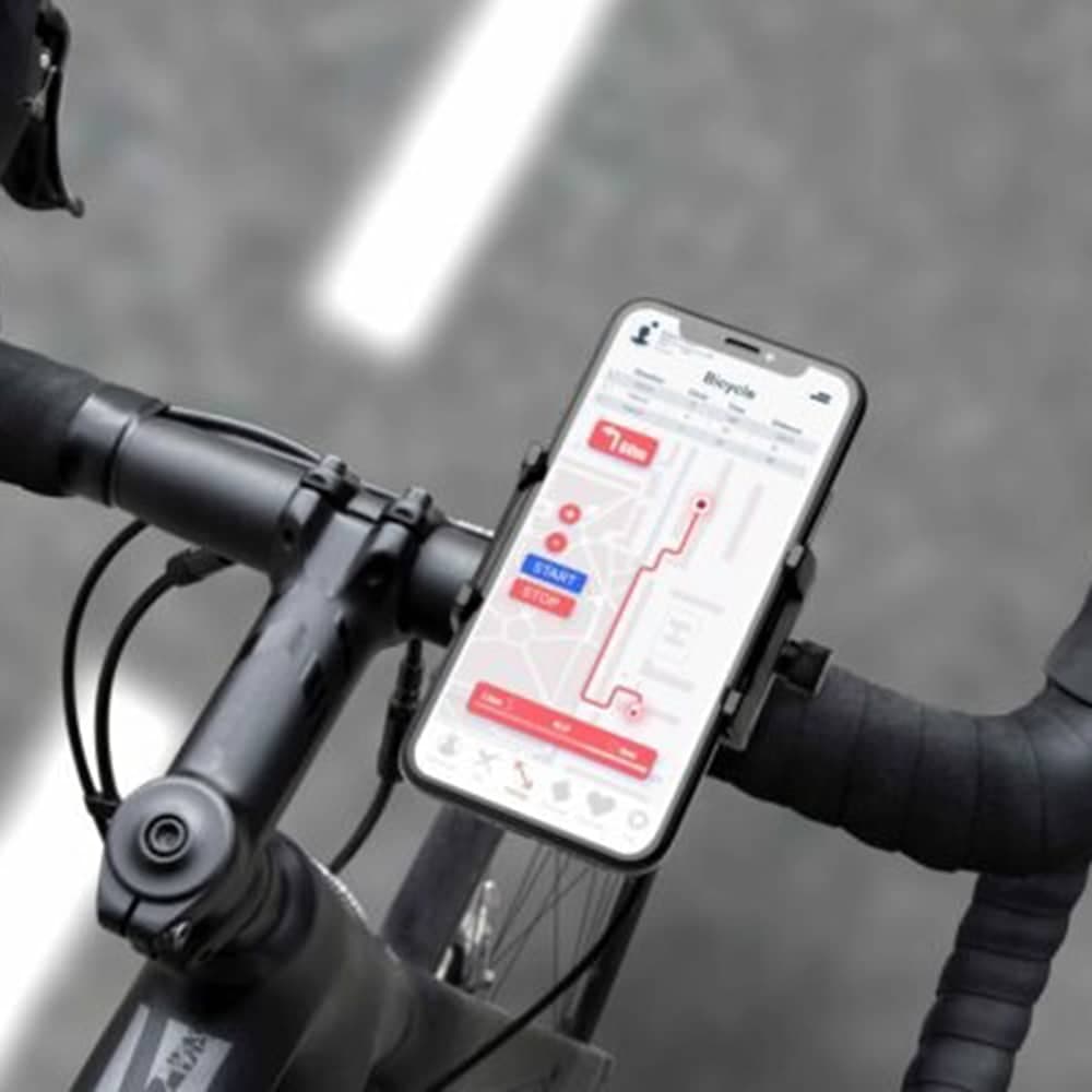 Fixed - Bike Holder Bikee Alu (fixbia-Bk) - For Bicycle / Motocycle, Multi-Angle Adjustment, 4 - 6.7" - Black 8