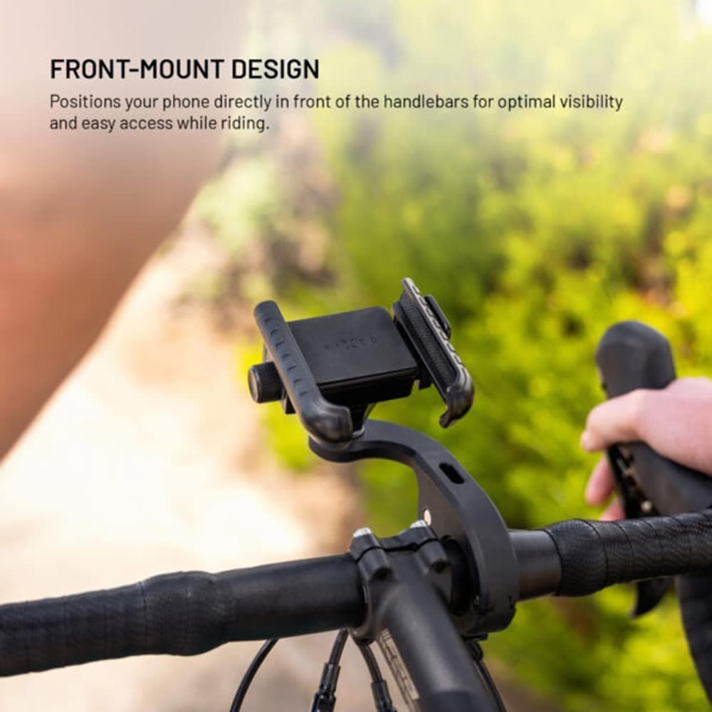 Fixed - Bike Holder Bikee Plus Vista (fixbipv-Bk) - For Bicycle/motocycle, Handlebar Mount, 360° Rotative, Max. 6.8" - Black 7