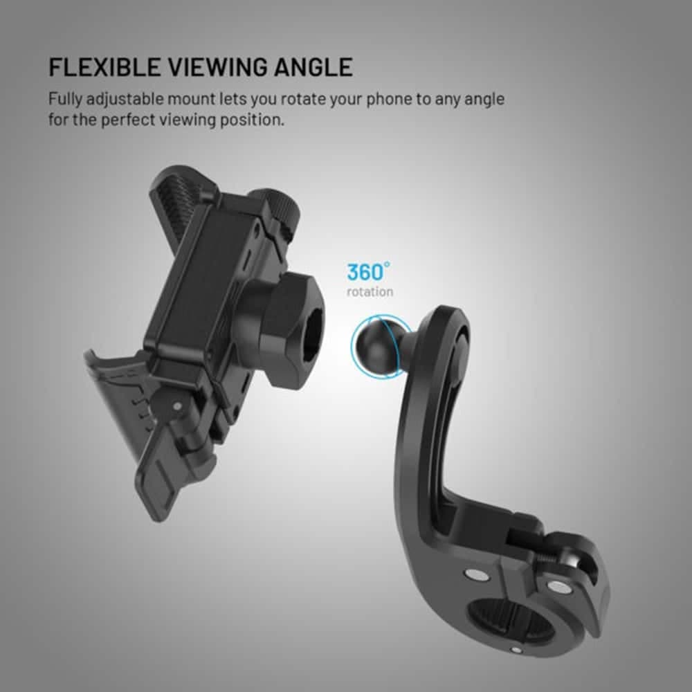 Fixed - Bike Holder Bikee Plus Vista (fixbipv-Bk) - For Bicycle/motocycle, Handlebar Mount, 360° Rotative, Max. 6.8" - Black 4