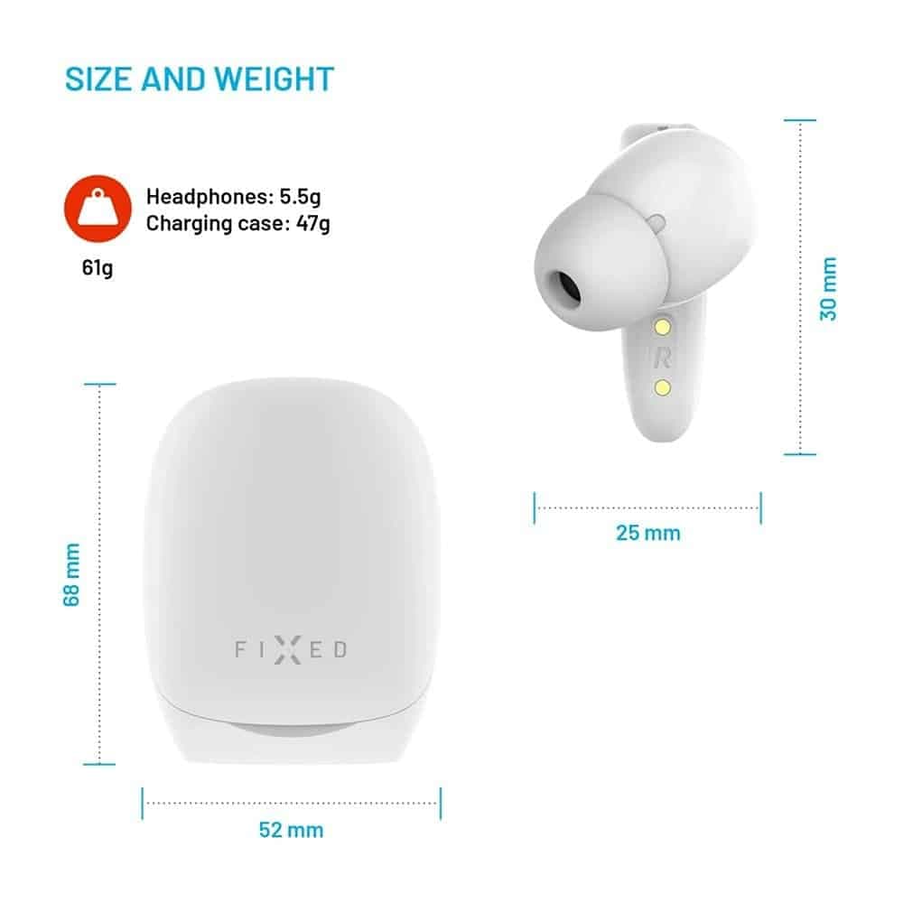 Fixed - Wireless Game Pods (fixpds-G-Wh) - Dual Connectivity, Touch Control, Enc Technology, Ipx4 Waterproof - White 10