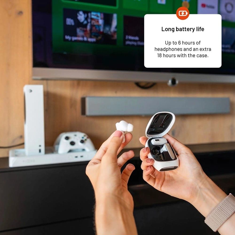 Fixed - Wireless Game Pods (fixpds-G-Wh) - Dual Connectivity, Touch Control, Enc Technology, Ipx4 Waterproof - White 9