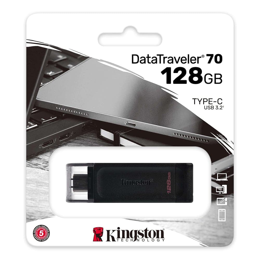 Μονάδα Flash USB-C 3.2 Kingston DT70, 128Gb DT70/128GB 3