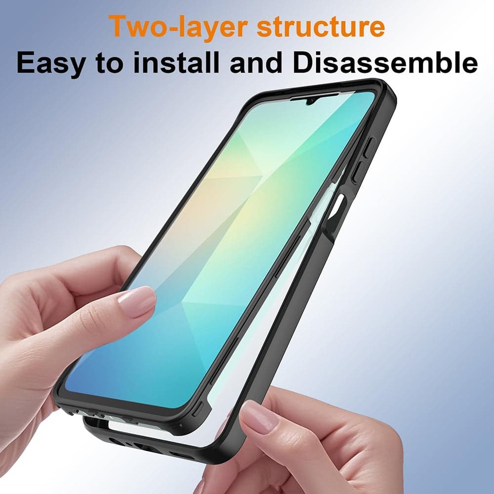 Techsuit ColorVerse 360 - θήκη για Samsung Galaxy A07 4G - Μαύρο 2