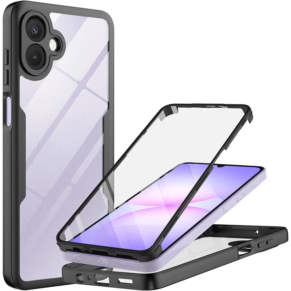 Techsuit ColorVerse 360 - θήκη για Samsung Galaxy A07 4G - Μαύρο