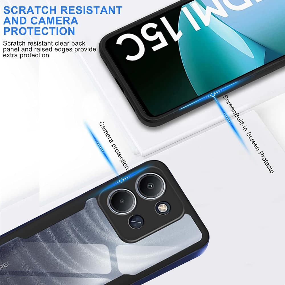 Techsuit ColorVerse 360 Series - θήκη για Xiaomi Redmi 15C / 4G 5G - Διάφανο 6