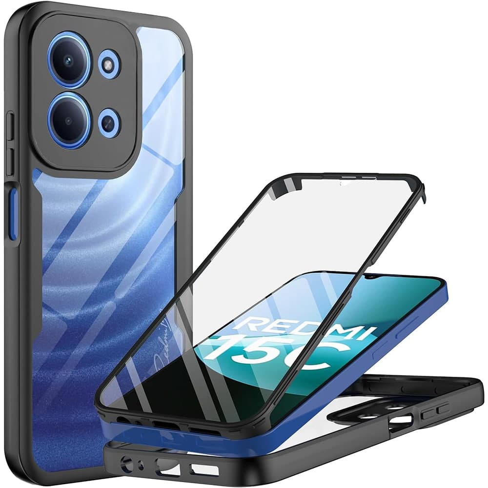 Techsuit ColorVerse 360 Series - θήκη για Xiaomi Redmi 15C / 4G 5G - Διάφανο