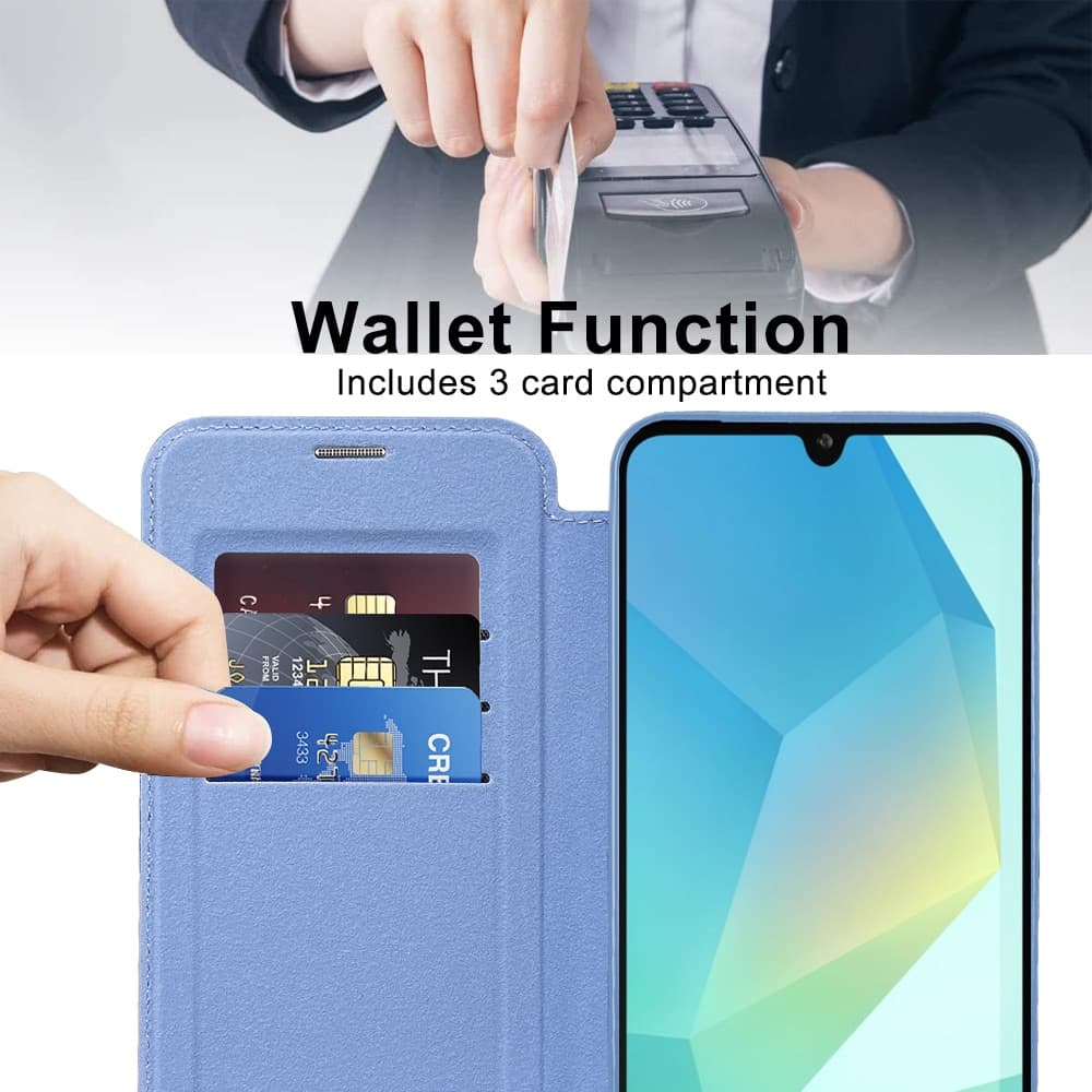 Techsuit SmartMag Book - θήκη για Samsung Galaxy A17 5G - Μπλε 2