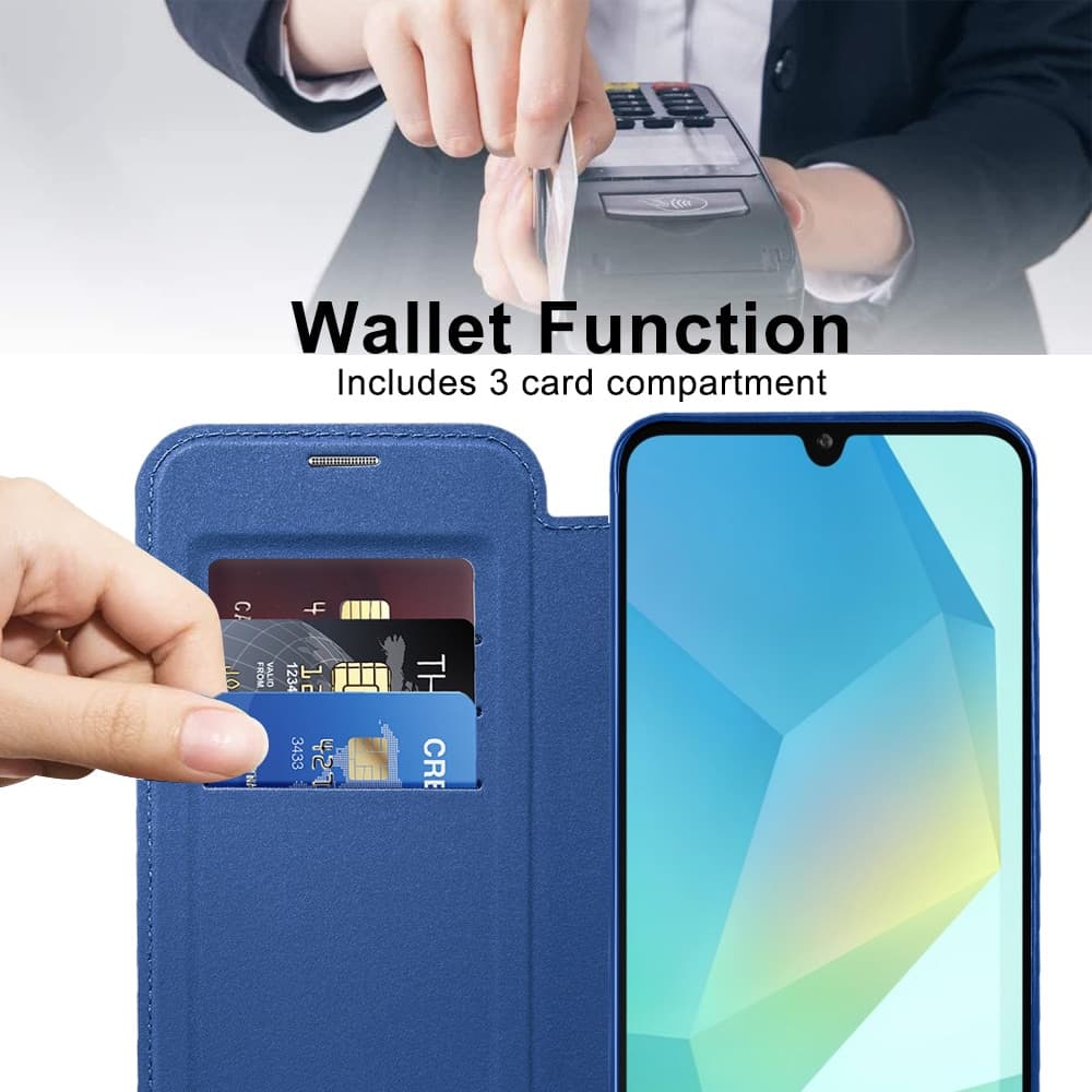 Techsuit SmartMag Book - θήκη για Samsung Galaxy A17 5G - Μπλε 2