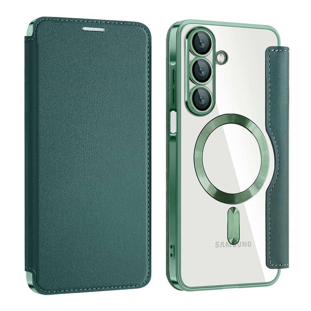 Techsuit SmartMag Book - θήκη για Samsung Galaxy A17 5G - Πράσινο