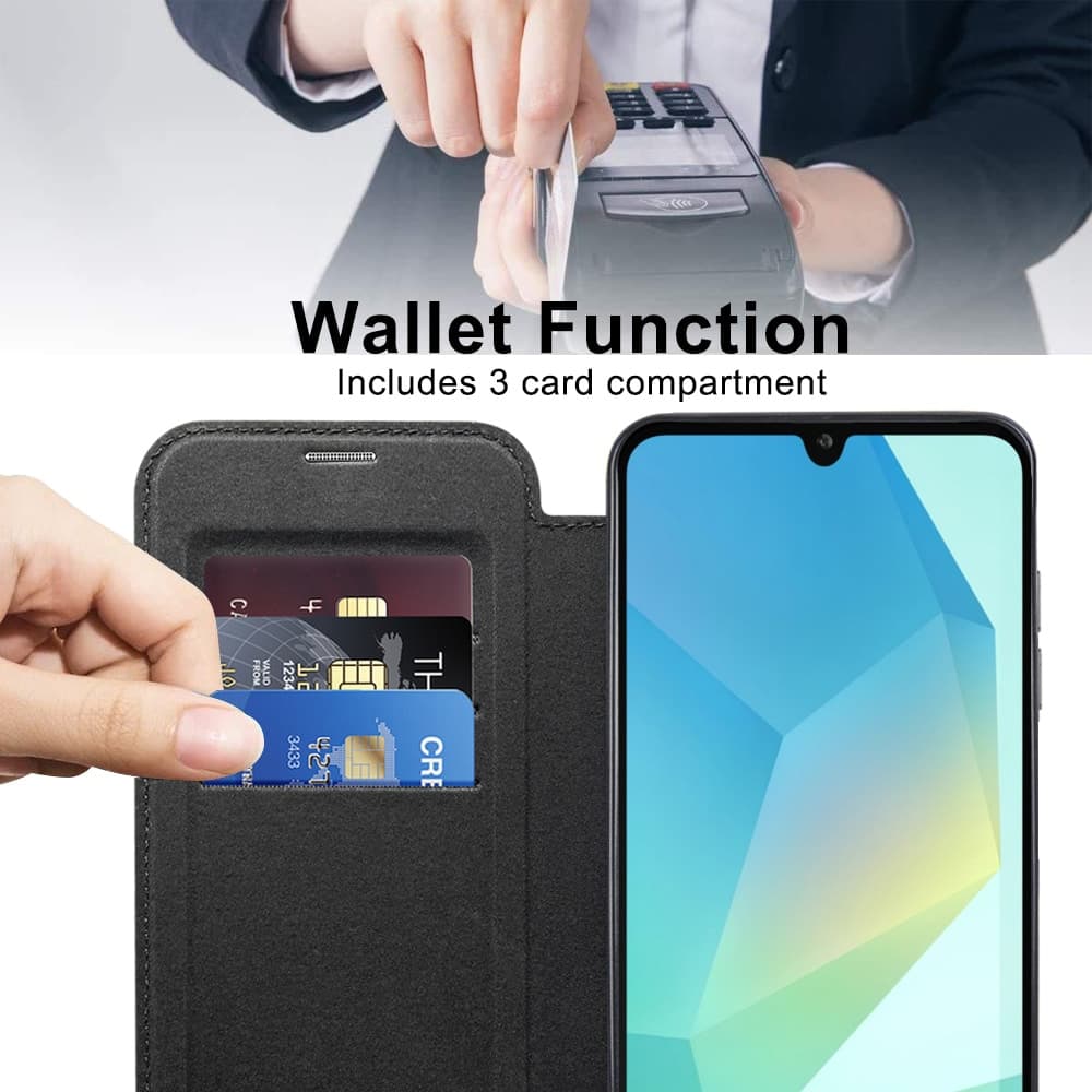 Techsuit SmartMag Book - θήκη για Samsung Galaxy A17 5G - Μαύρο 2