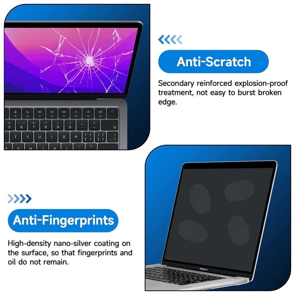 Techsuit -  Visionprox Anti-Blue Light - Macbook Pro 13" (2016/2018/2019/2020/2022) - Matte Clear 4