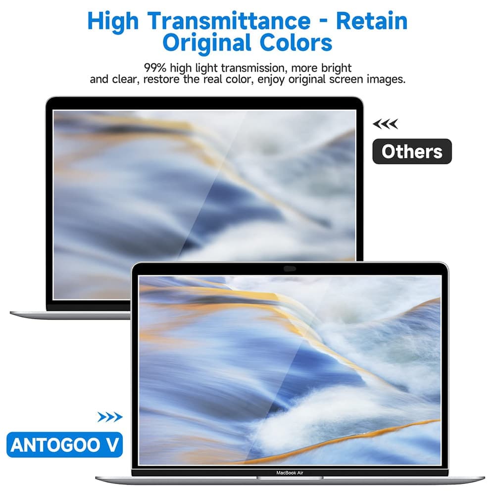 Techsuit -  Visionprox Anti-Blue Light - Macbook Pro 13" (2016/2018/2019/2020/2022) - Matte Clear 6