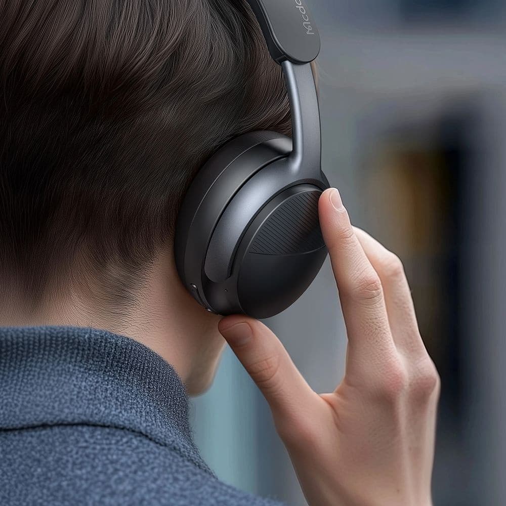 Mcdodo - Wireless Headphones T02 Series (hp-1421) - On-Ear, Bluetooth V5.4, 500mah, Anc Noise Cancelling - Beige 4