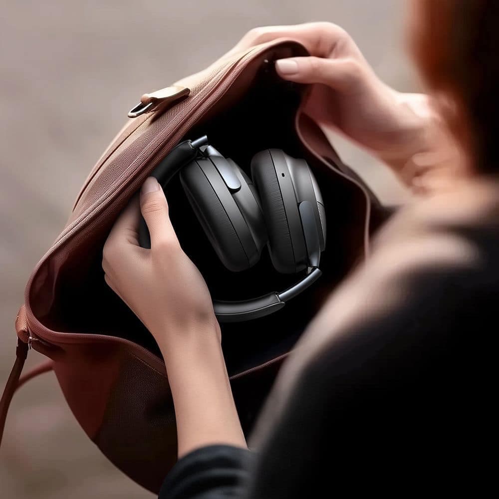 Mcdodo - Wireless Headphones T02 Series (hp-1420) - On-Ear, Bluetooth V5.4, 500mah, Anc Noise Cancelling - Black 5