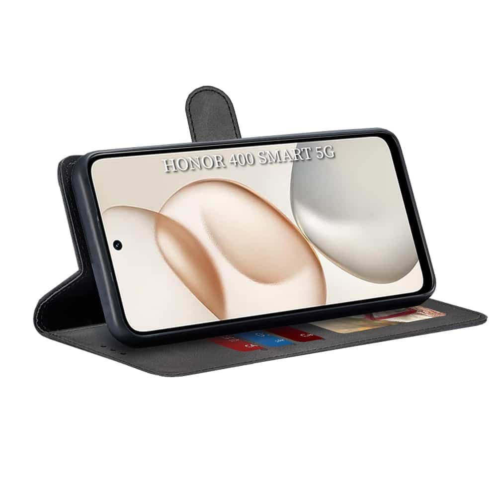 Techsuit Diary Book - θήκη για Honor 400 Smart / 4G X7d - Μαύρο 2