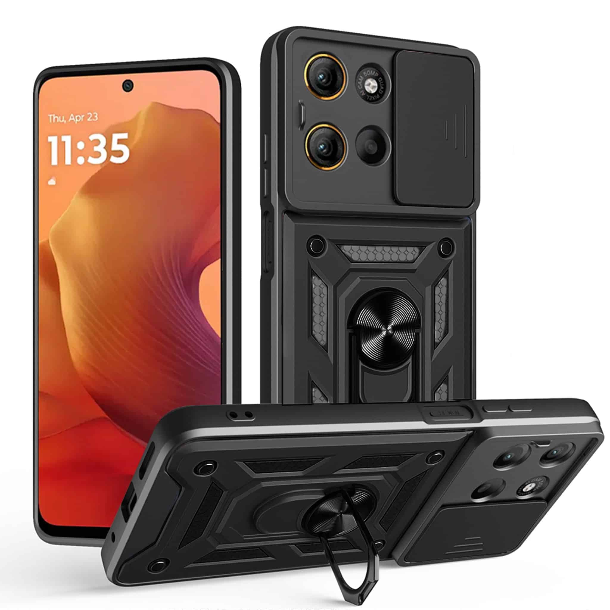 Techsuit CamShield Series - θήκη για Motorola Moto G15 / Power - Μαύρο