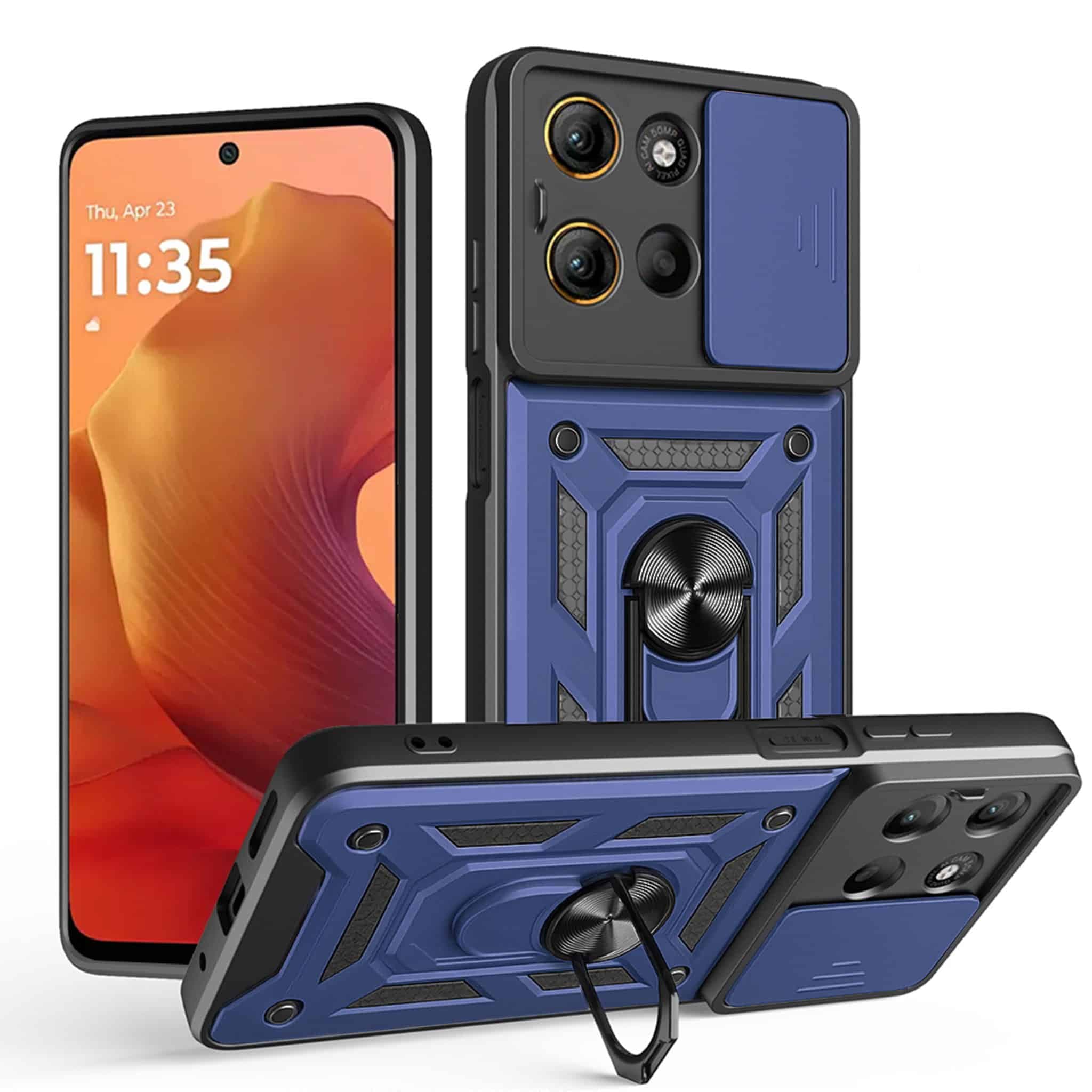 Techsuit - Σειρά Camshield - Motorola Moto G15 / G15 Power - Μπλε