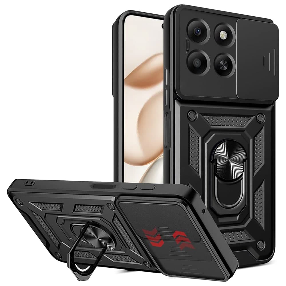 Techsuit CamShield Series - θήκη για Honor 400 Smart - Μαύρο 6