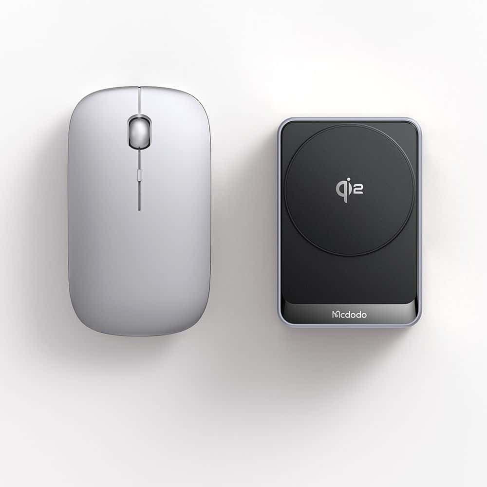 Mcdodo - Wireless Charging Station (ch-5192) - With Wall Charger + Type-C Καλώδιο, Qi2, 22.5w, Magq - Grey 5