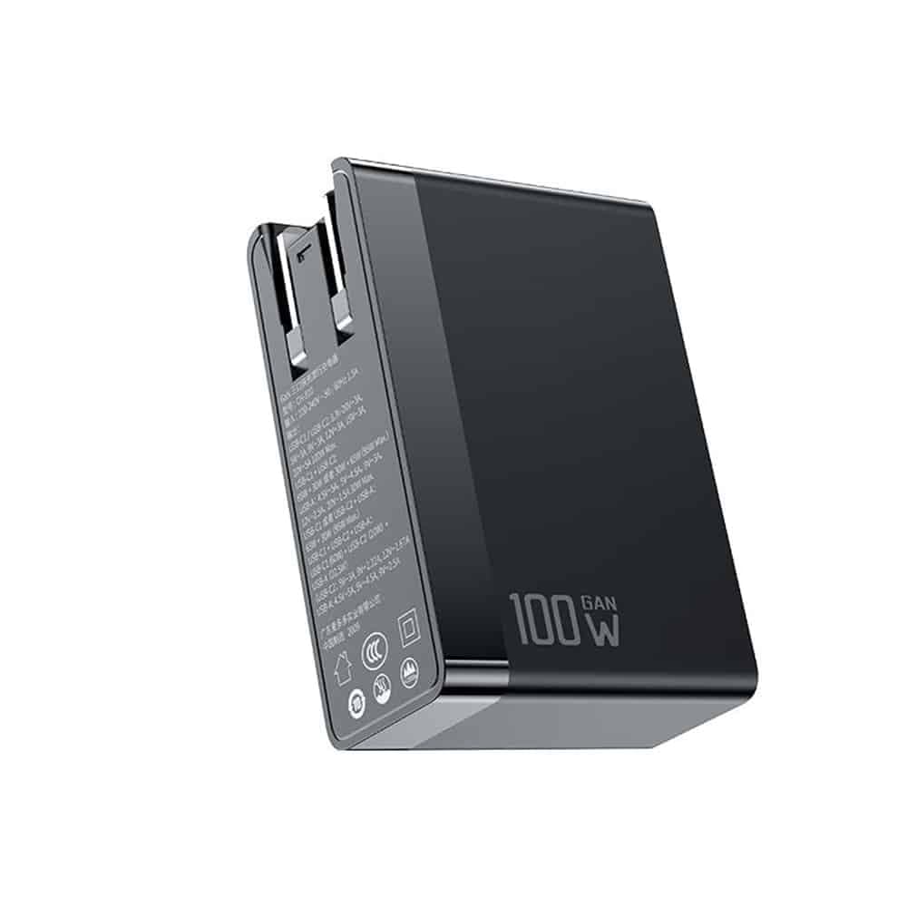 Mcdodo - Universal Travel Adapter Nuc Ar Power Series (ch-8101 Pro) - Uk/us/eu Plug, 2x Type-C, Usb-A, 100w, Gan - Black 5