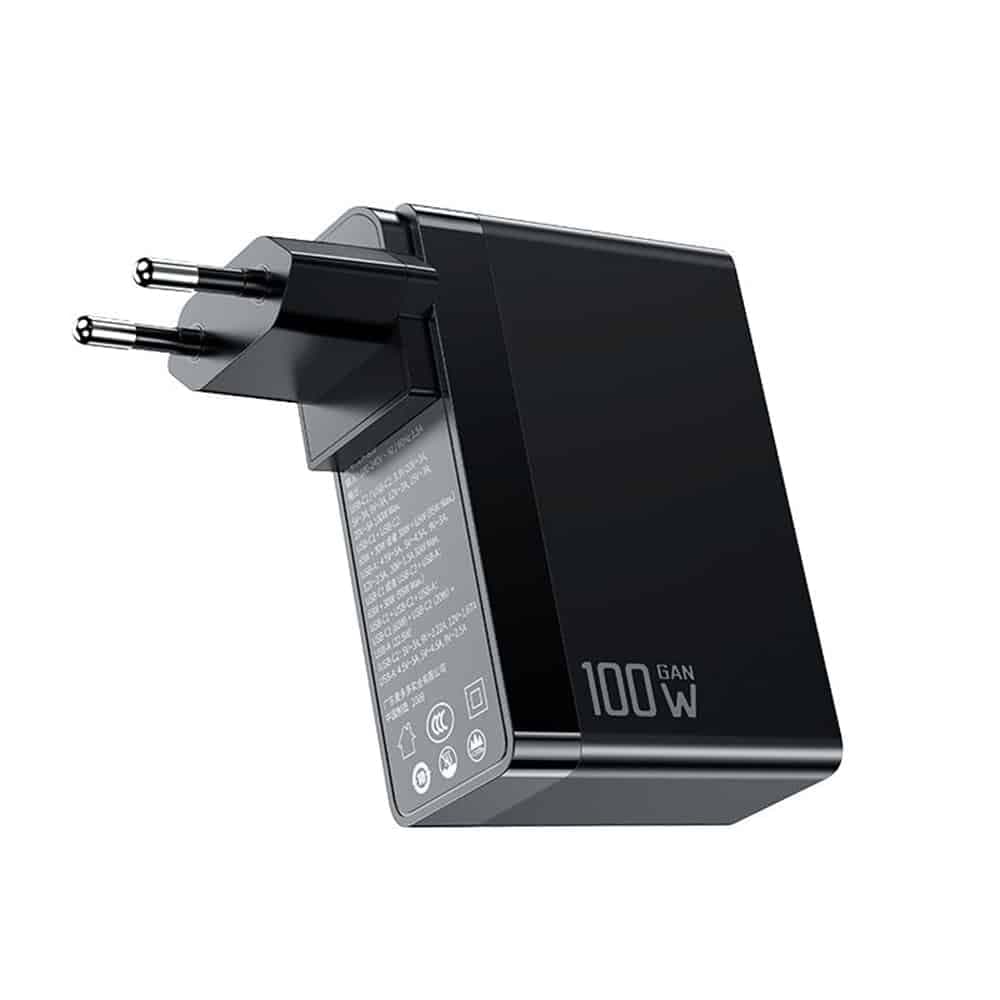 Mcdodo - Universal Travel Adapter Nuc Ar Power Series (ch-8101 Pro) - Uk/us/eu Plug, 2x Type-C, Usb-A, 100w, Gan - Black 2