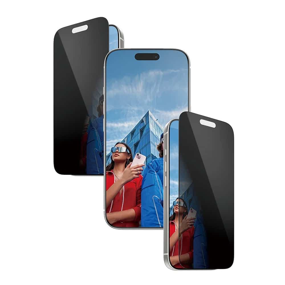 Panzerglass® - Ultra-Wide Fit 2-Way Privacy Screen Protector W. Easyaligner - iPhone 17 Pro - Black 4