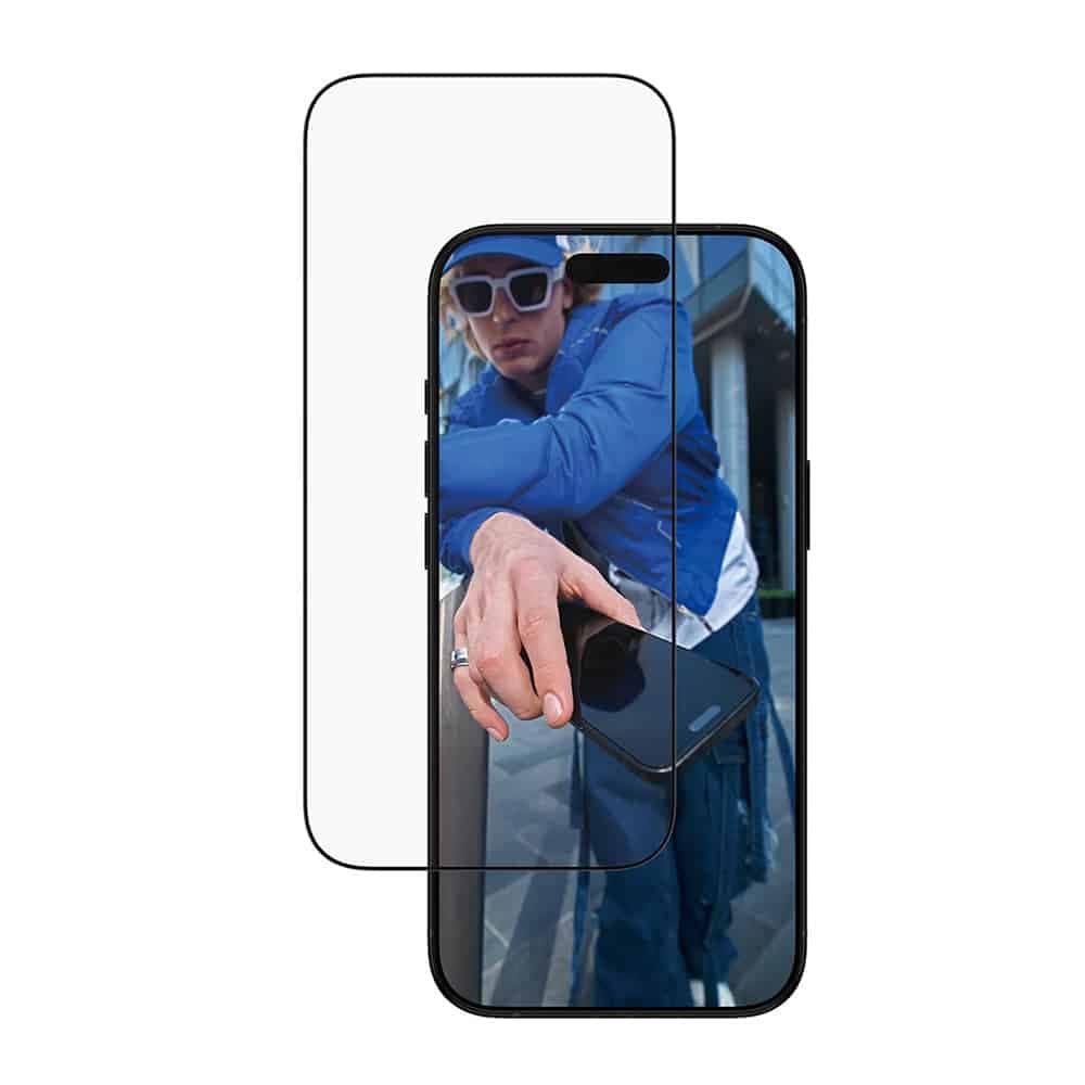 Panzerglass® - Ultra-Wide Fit Screen Protector W. Easyaligner - iPhone 17 Air - Black 2