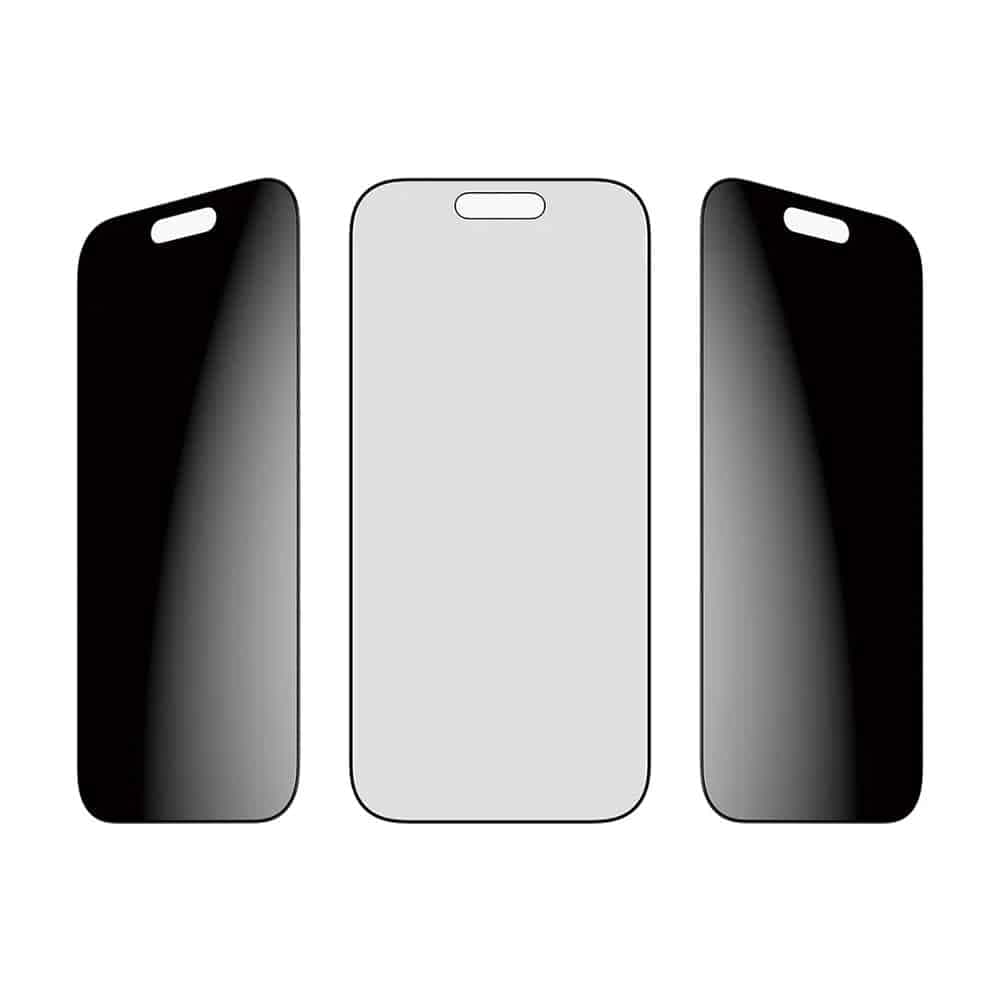 Panzerglass® - Ultra-Wide Fit 2-Way Privacy Screen Protector W. Easyaligner - iPhone 17 / iPhone 16 Pro - Black 2