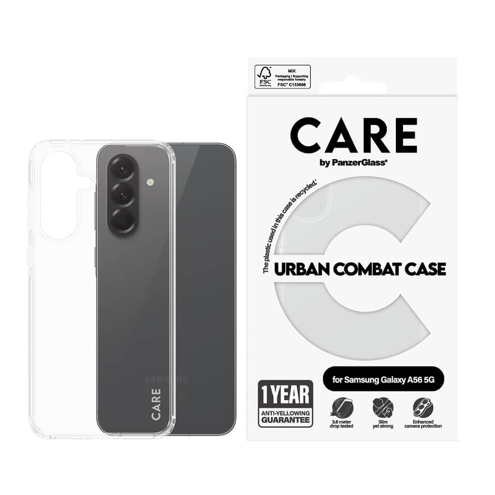 PanzerGlass® CARE Flagship Urban Combat - θήκη για Samsung Galaxy A56 - Διάφανο 4